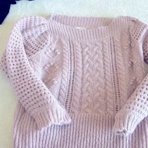 Never worn violet Loveshack Fancy Sweater
